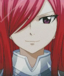 Erza Scarlet Art 5D Diamond Painting