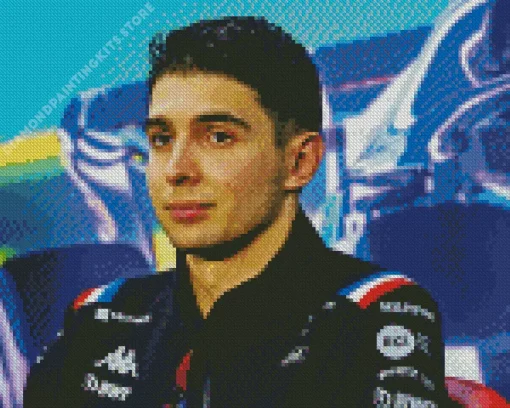 Esteban Ocon 5D Diamond Painting