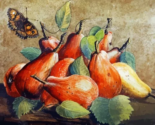 Still Life With Pears By Giovanna Garzoni 5D Diamond Painting