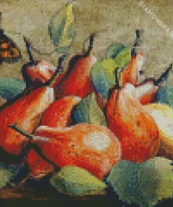 Still Life With Pears By Giovanna Garzoni 5D Diamond Painting