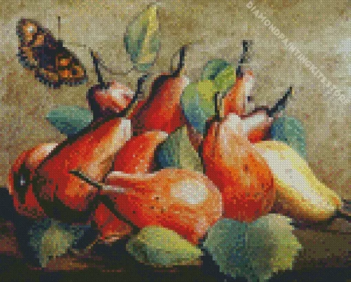 Still Life With Pears By Giovanna Garzoni 5D Diamond Painting