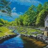 Grist Mill 5D Diamond Painting