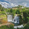 Jajce Waterfall 5D Diamond Painting