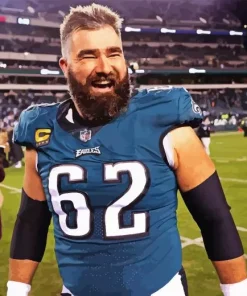 Jason Kelce Player 5D Diamond Painting