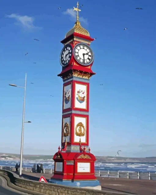 Jubilee Clock Tower Weymouth 5D Diamond Painting