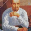 Kuzma Petrov Vodkin Portrait Of Lenin 5D Diamond Painting