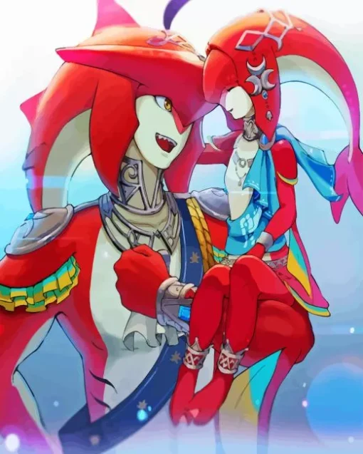 Mipha And Sidon 5D Diamond Painting