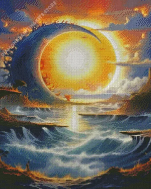 Moon And Sun 5D Diamond Painting