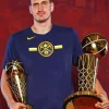 Nikola Jokic Trophy 5D Diamond Painting