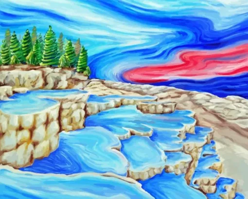 Pamukkale Art 5D Diamond Painting