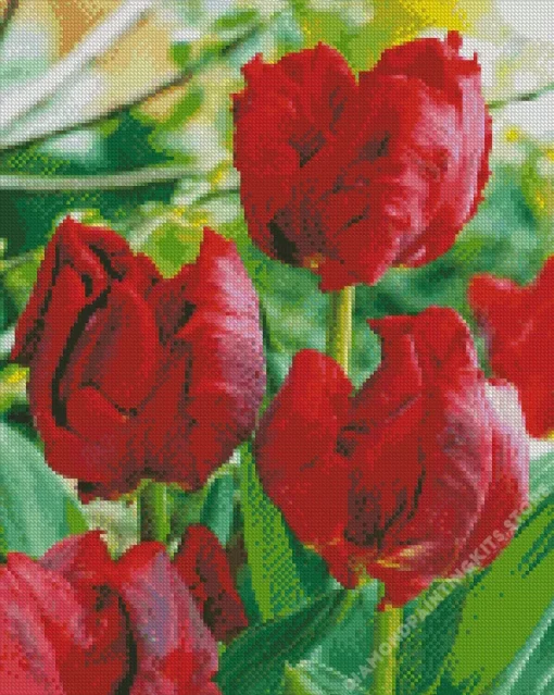 Parrot Tulips 5D Diamond Painting