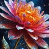 Pink Magical Flower 5D Diamond Painting