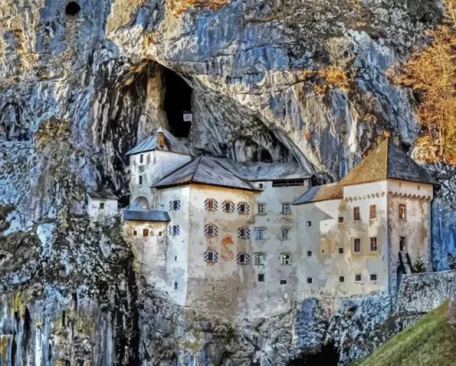 Predjama Castle 5D Diamond Painting