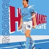 Rodri Player Poster 5D Diamond Painting