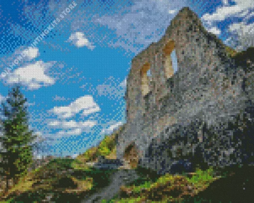 Samobor Castle 5D Diamond Painting