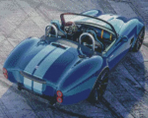 Shelby Blue Ac Cobra 5D Diamond Painting