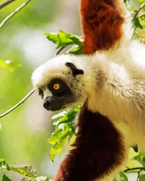 Sifaka 5D Diamond Painting