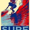 Surfing Pop Art Poster 5D Diamond Painting