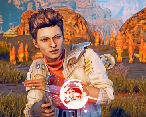 The Outer Worlds Character 5D Diamond Painting