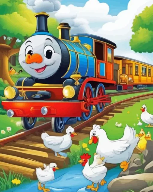 Thomas And Friends 5D Diamond Painting