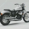 White Honda Shadow 5D Diamond Painting