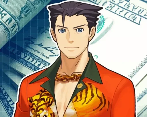 Ace Attorney Tiger 5D Diamond Painting