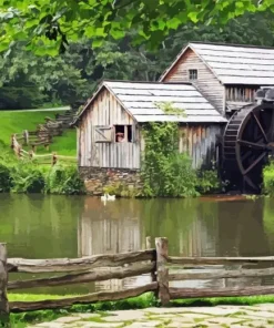 Mabry Mill 5D Diamond Painting