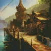 Aesthetic Fantasy Cabin 5D Diamond Painting