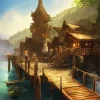 Aesthetic Fantasy Cabin 5D Diamond Painting