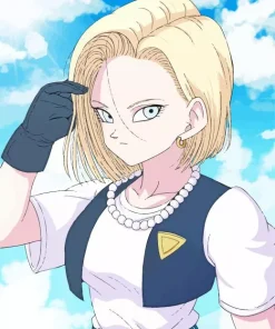 Android 18 5D Diamond Painting