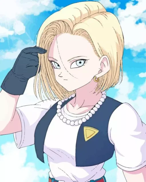 Android 18 5D Diamond Painting