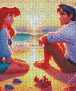 Ariel And Eric 5D Diamond Painting