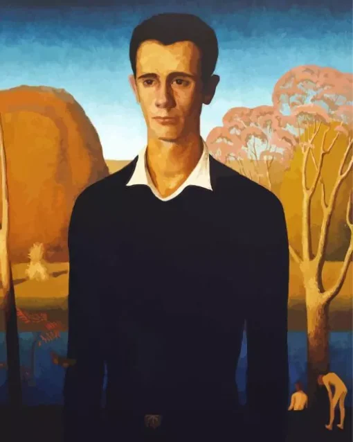 Arnold Comes Of Age By Grant Wood 5D Diamond Painting