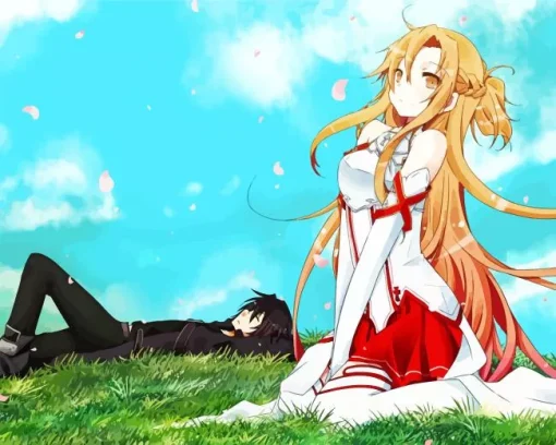 Asuna And Kirigaya 5D Diamond Painting