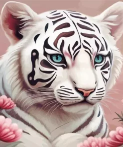 Baby Albino Tiger 5D Diamond Painting