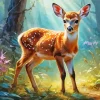 Baby Key Deer 5D Diamond Painting