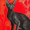 Black Oriental Cat 5D Diamond Painting