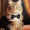 Black Tie Tabby Cat 5D Diamond Painting