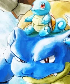 Blastoise And Squirtle 5D Diamond Painting