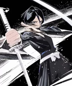 Bleach Anime Rukia Kuchiki 5D Diamond Painting