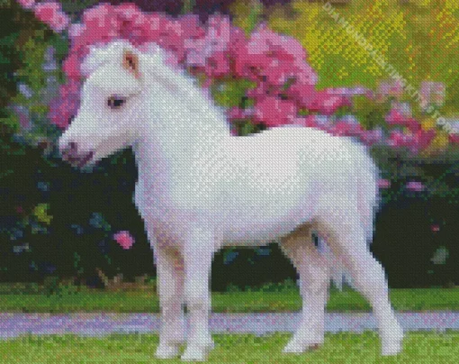 Blonde Pony 5D Diamond Painting