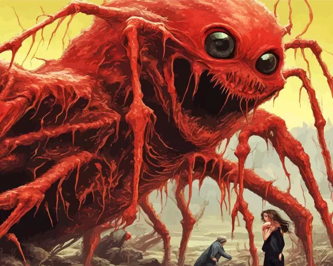 blood monster Diamond With Numbers Blood Monster 5D Diamond Painting