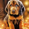 Bloodhound Puppy 5D Diamond Painting