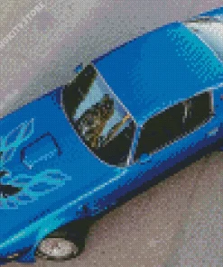 Blue 1978 Trans Am 5D Diamond Painting