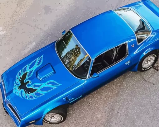 Blue 1978 Trans Am 5D Diamond Painting