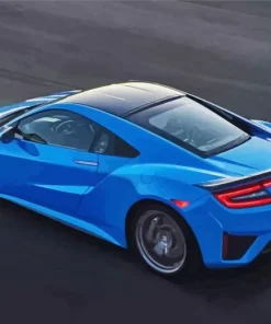 Blue Acura Nsx 5D Diamond Painting