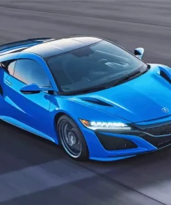 Blue Acura Nsx Car 5D Diamond Painting