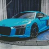 Blue Audi I8 5D Diamond Painting