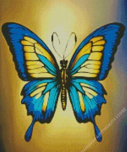 Blue Monarch Butterfly 5D Diamond Painting