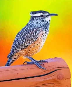 Cactus Wren 5D Diamond Painting